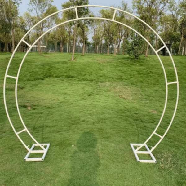 Double Layer Ring Arch White 2.4m*3m