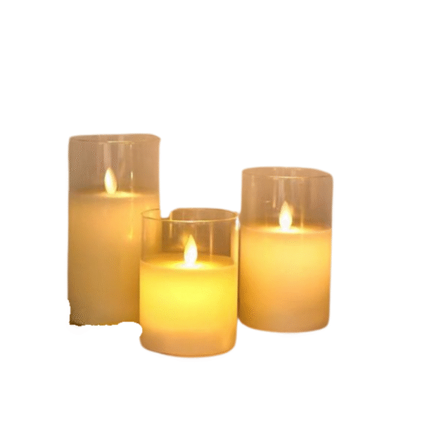 Candle 3 in 1透明，摇摆，遥控 三件套