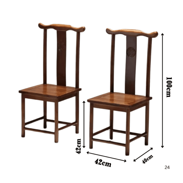 Oriental Chair SetHigh Back 1+1