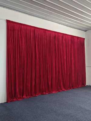 Flannel CurtainDark Red 3m*3m