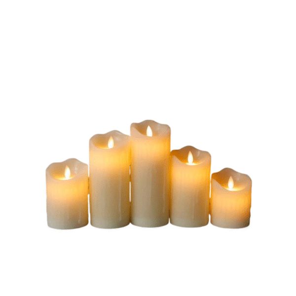 Candle 5 in 1白色，流泪，摇摆 五件套