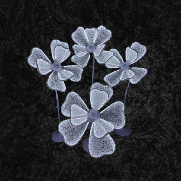 Peony Flower Light Set Warm Light