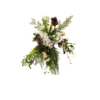 Arch Flower Purple +White + Green (Special Dark Theme)