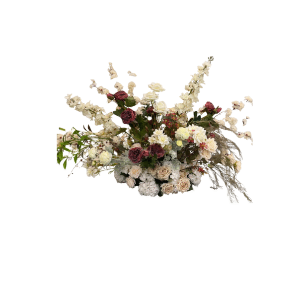 Flower Bushes Fuchsia + White + Ivory