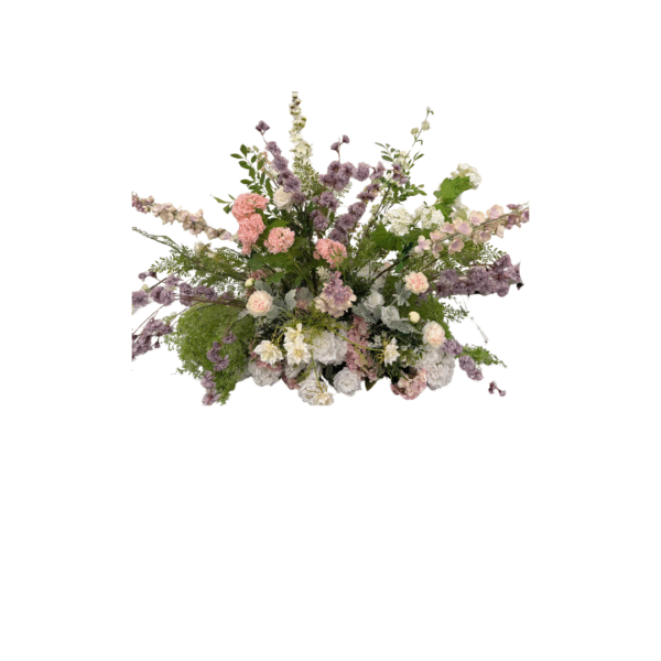 Flower Bushes Purple + Pink + White