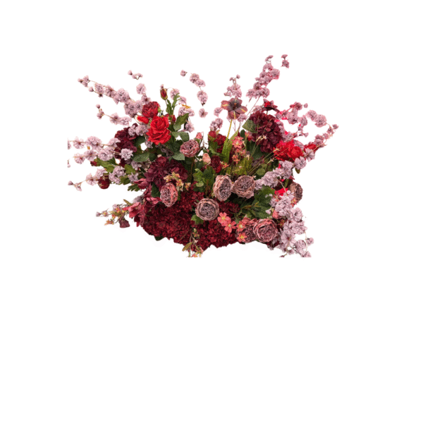 Flower Bushes Red + Purple