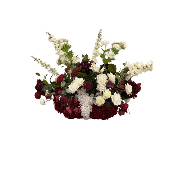 Flower Bushes Red +White