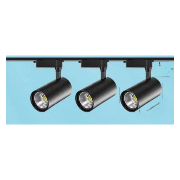 Uplight  White/Black 3pc in 1 rail 20 watt