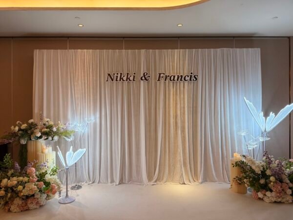 wedding backdrop