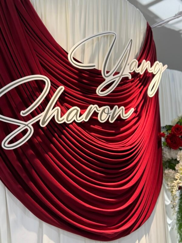 Wedding Backdrop curtain design